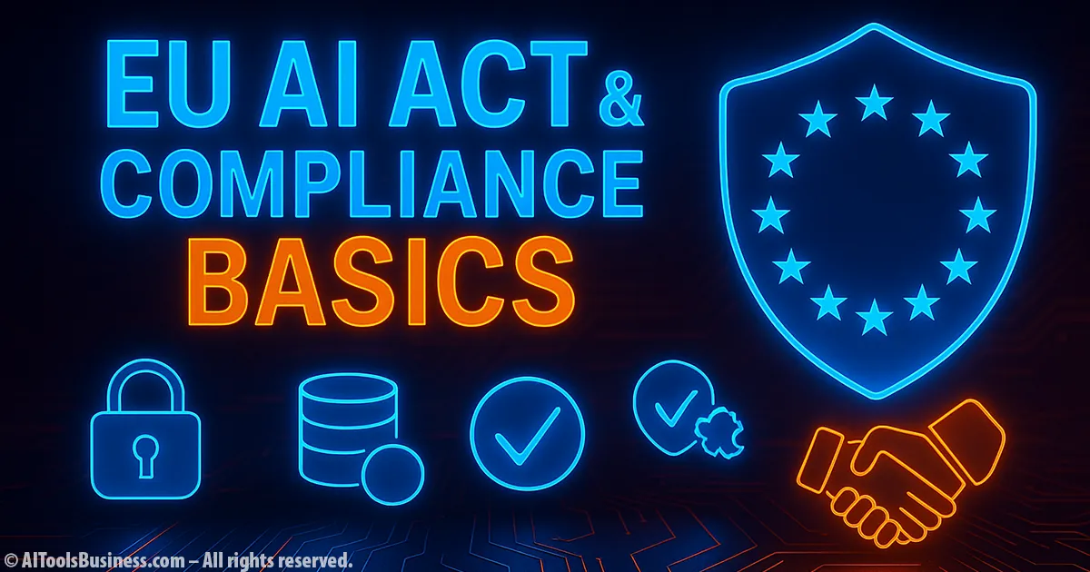 EU AI Act and compliance basics - overview of data privacy, logging, consent requirements, and vendor responsibilities.
